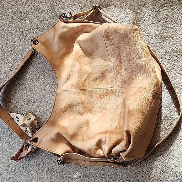 We The Free Sabine Slouchy Bag Washed Toffee Color - Picture 6 of 11